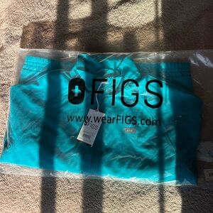 Figs Sydney Scrub Jacket in Teal